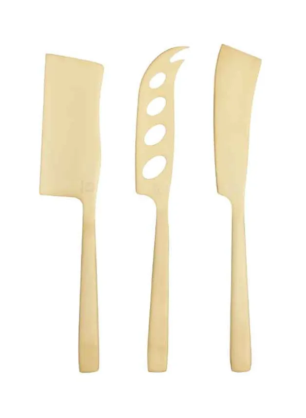 Ostknivar / Ostset mässing 3-pack