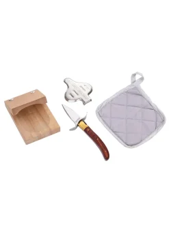 Ostronset Laguiole – Ostronkniv med tillbehör – i blå presentbox