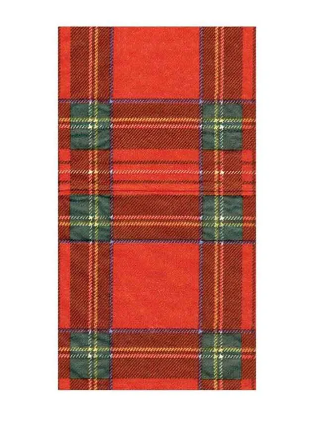 Papperservett Royal Plaid Buffé 15 st 30×40 – Caspari