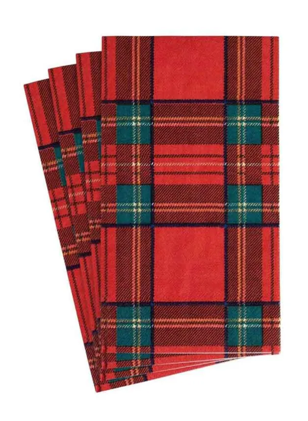 Papperservett Royal Plaid Buffé 15 st 30×40 – Caspari