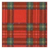Papperservett Royal Plaid 20 st 33×33 cm – Caspari