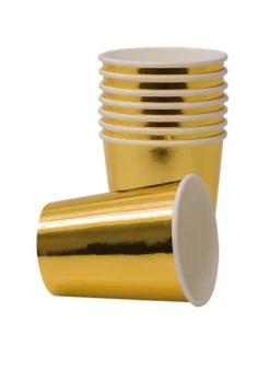 Pappersmugg Guld – 8 st – Joker