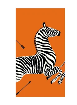 Pappersservett Buffeservett 33 x 40 cm – Orange Zebras – Caspari