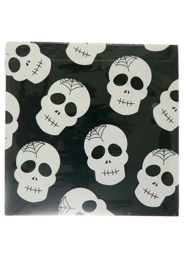 Pappersservett 33×33 cm Döskallar 20 st – Halloween