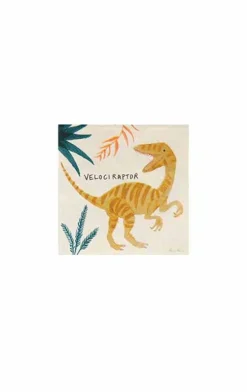 Pappersservett Dinosaurier 25 x 25 cm – Meri Meri
