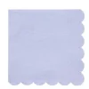 Pappersservett – EKO lavendelblå Stora 33 x 33 cm – Meri Meri