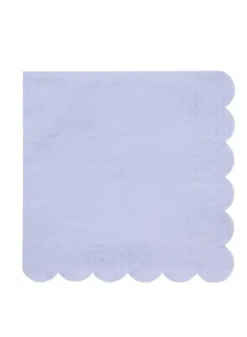 Pappersservett – EKO lavendelblå Stora 33 x 33 cm – Meri Meri
