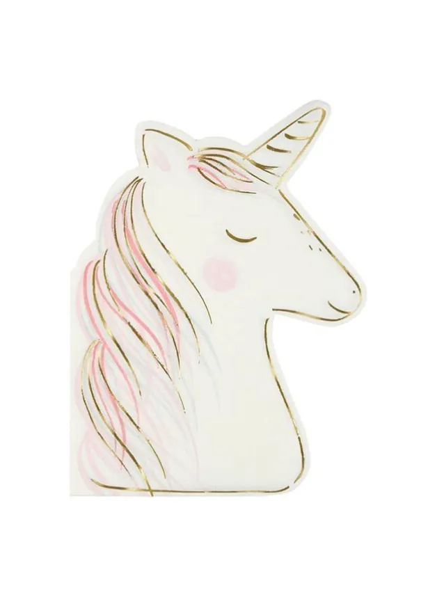Pappersservett Enhörningshuvud Unicorn – Meri Meri
