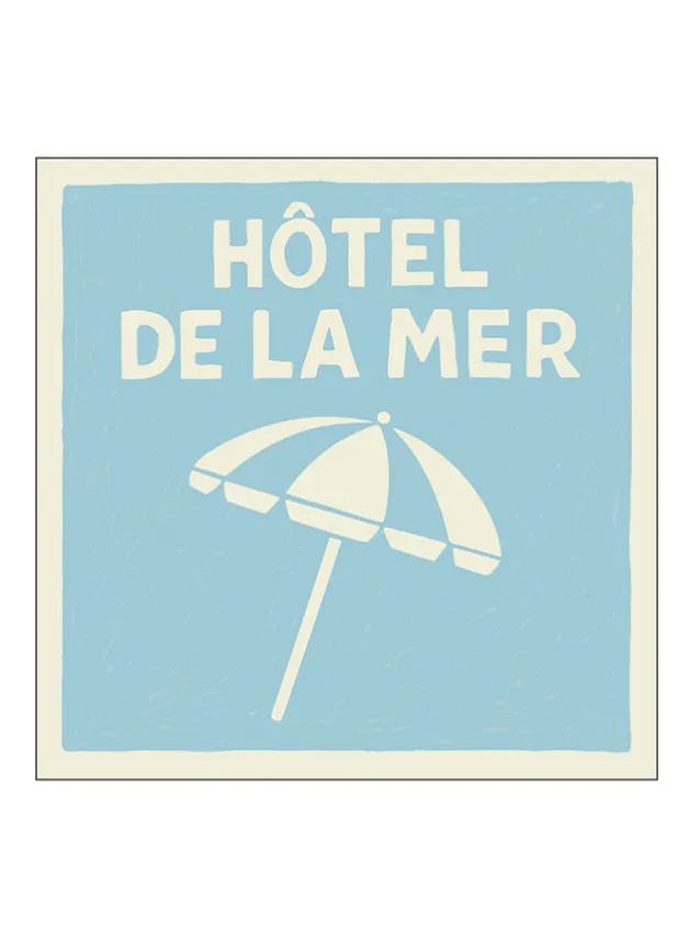 Pappersservetter Hotel de la mer 20 st