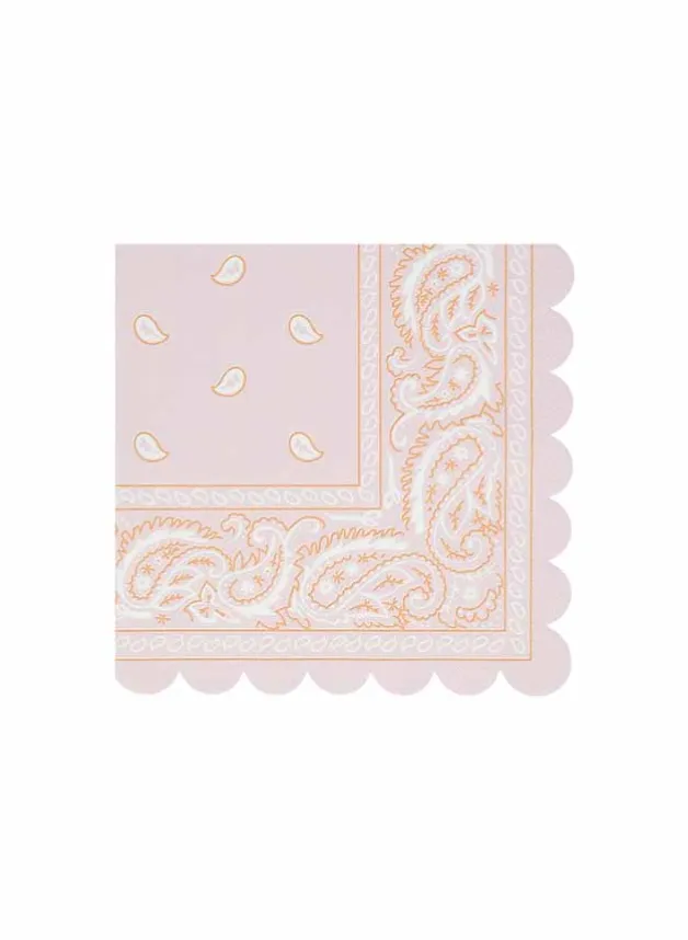 Pappersservetter Western Bandana 25,5×25,5 cm – Meri Meri