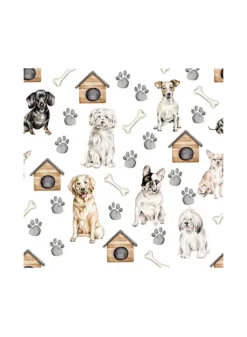 Pappersservett hundar – hundkojor 33×33 cm 20 st