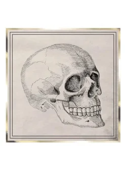 Pappersservett med Döskalle 33 x 33 cm – 16st