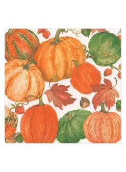 Pappersservett 33 x 33 cm – Halloween pumpor – Caspari