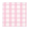 Pappersservett 33 x 33 cm – Rosa Gingham – Caspari