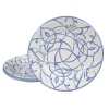 Papperstallrik Assiette Dia. 20 cm – Algarve Ceramic Blue – Caspari