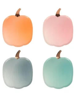 Papperstallrik Pumpa 8 st- Halloween – Meri Meri