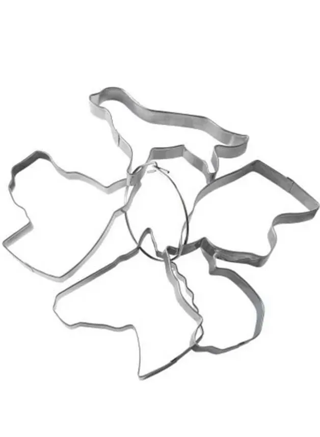 Pepparkaksformar Husdjur – Set om 5 st