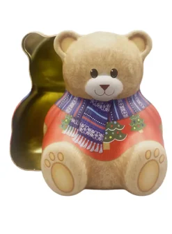 Plåtburk Christmas Teddybjörn julgodis – julburk
