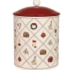 Plåtburk Juletid med olika julmotiv Ø 14 x H 20 cm