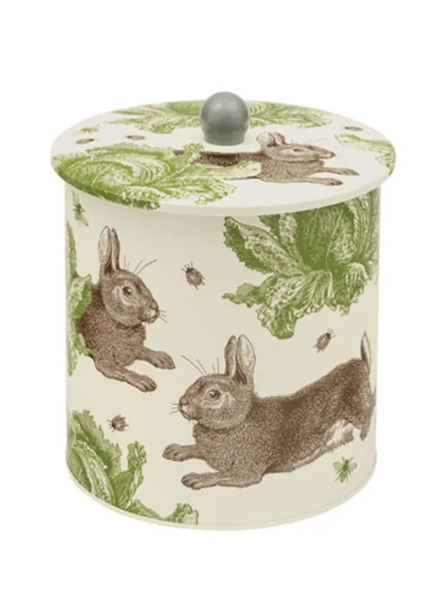Plåtburk, kakburk med knopp – Thornback & Peel Rabbit