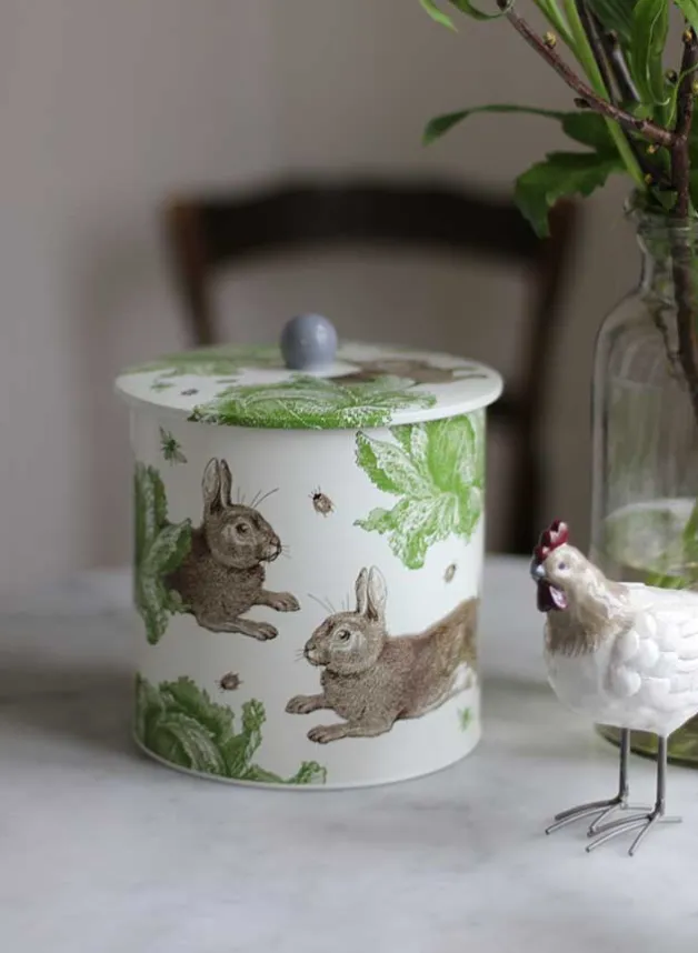 Plåtburk, kakburk med knopp – Thornback & Peel Rabbit
