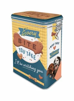 Plåtburk Knäpplock – Every Bite Dog Treats – Nostalgic Art
