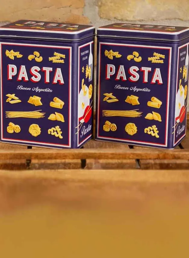 Plåtburk Pasta Variety 10x14x20 – Nostalgic Art