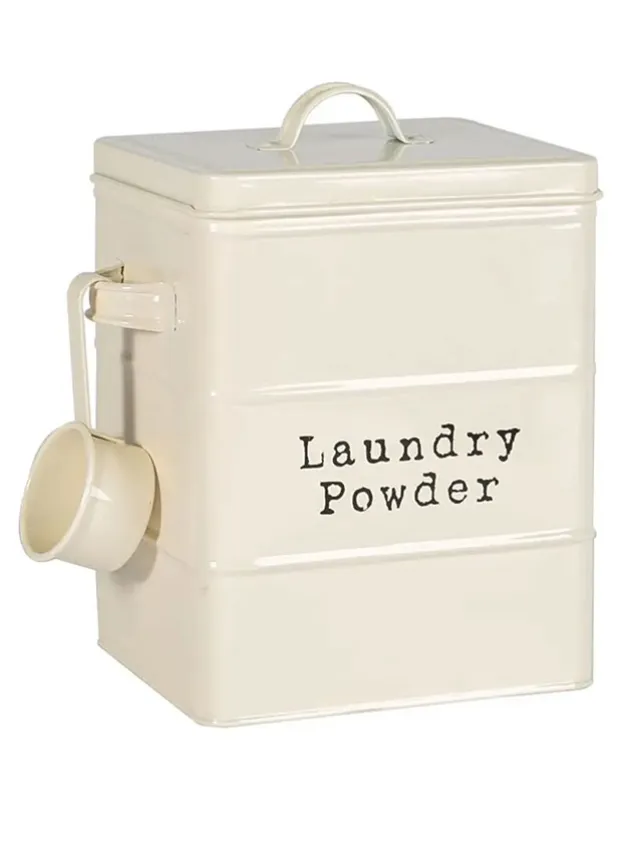 Plåtburk TVÄTTMEDEL – WASHING POWDER