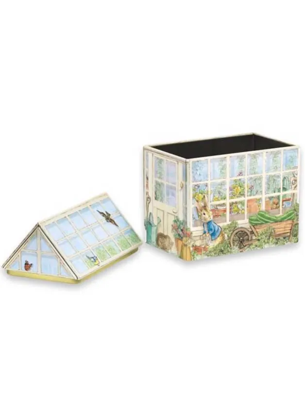 Plåtburk – Växthus – Peter Rabbit