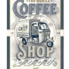 Plåtskylt Ape Coffee Shop 20×30 cm – Nostalgic Art