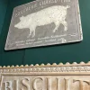 Plåtskylt Boucherie Charcuterie 91,5×70 cm