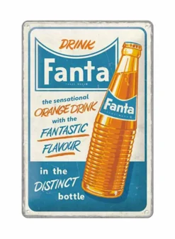 Plåtskylt Fanta Sensational 20x30cm – Nostalgic Art