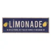 Plåtskylt Limonade 55×18,5 cm – Vintage Design