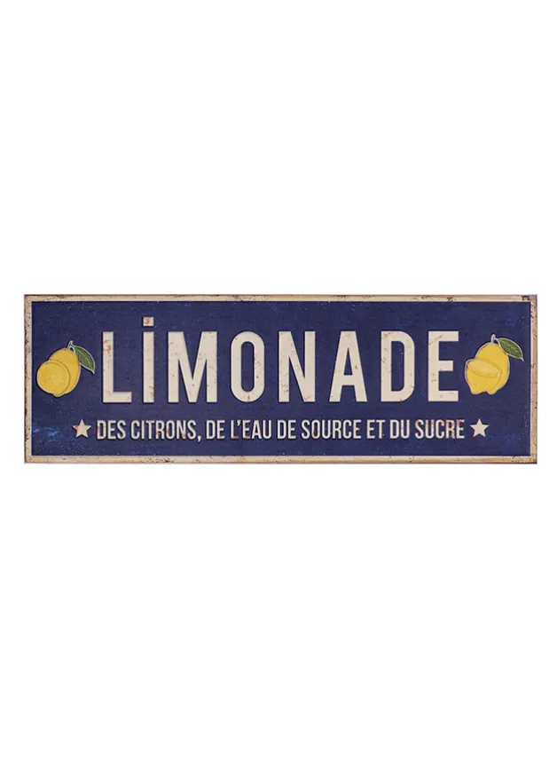 Plåtskylt Limonade 55×18,5 cm – Vintage Design