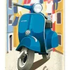 Plåtskylt Vespa Laundry 20×30 cm – Nostalgic Art