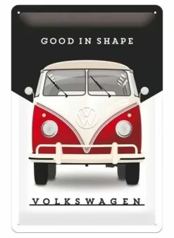 Plåtskylt VW Good in Shape 20×30 cm – Nostalgic Art