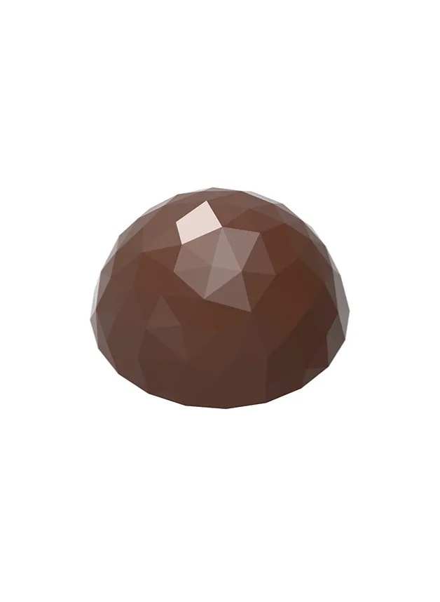 Pralinform Fasett låg kupol 30 mm 24 st – Chocolate World