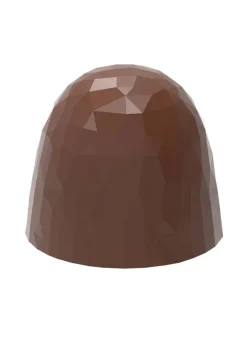 Pralinform Hög kupol Fasett – 29x29x25 mm – Chocolate World