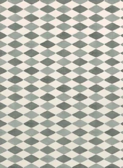 Presentpapper Harlequin grönblå – 10 m Maileg