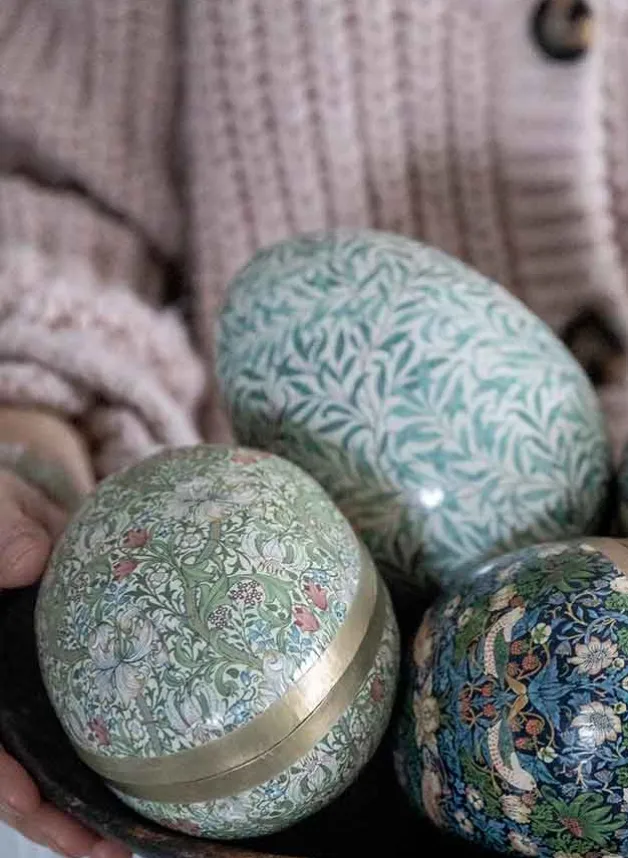 Påskägg William Morris 15 cm – Willow Bough