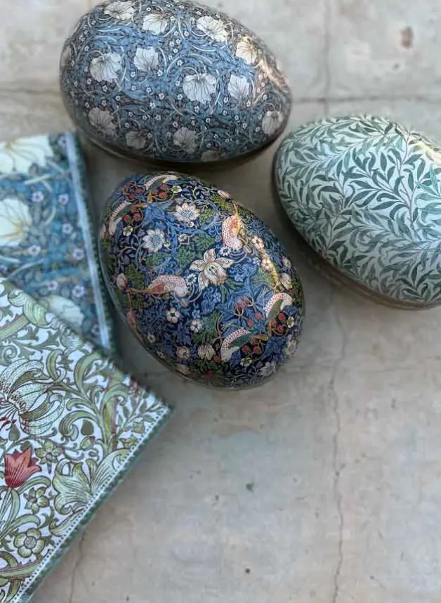 Påskägg William Morris 15 cm – Willow Bough