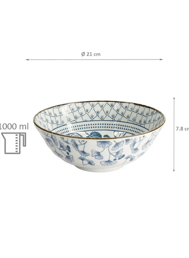 Ramenskål Flora Japonica 20,5 x 8 cm – Tokyo Design