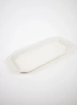 Serveringsfat i stengods 37×20 cm – O&J