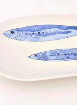 Serveringsfat med fiskar 26,5 x 17 cm – Batela