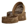 Set med Korgar 3 st Naturfärgad Palmfiber – Tine K