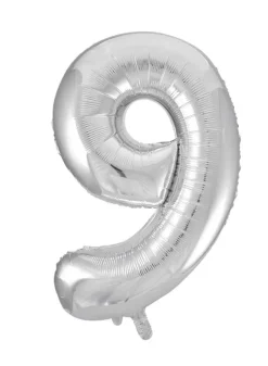 Sifferballong 86 cm – Silver – 9