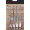 Skaldjursbestick i rostfritt stål 4-pack – 15 cm