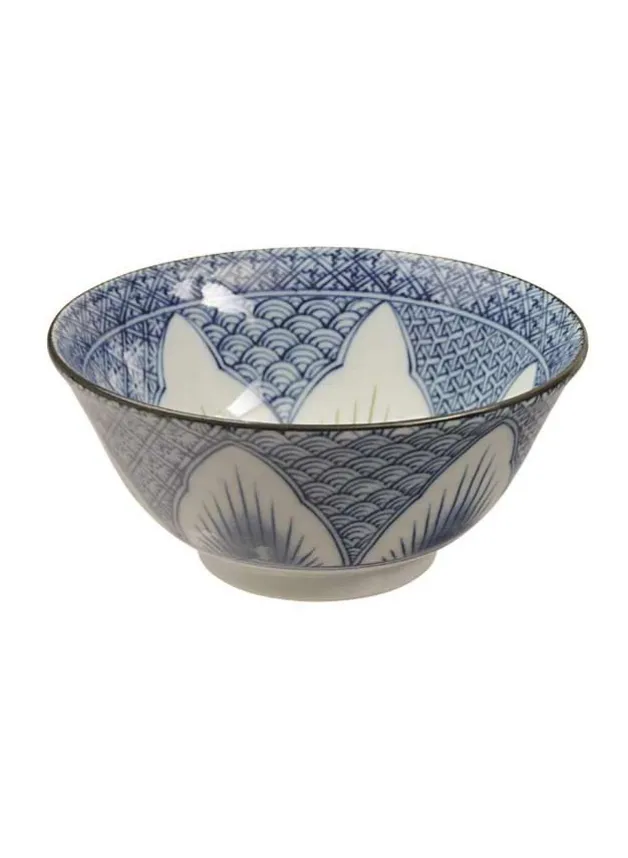Skål Blå med blå blomma 14,8×6,8 cm – Tokyo 8968