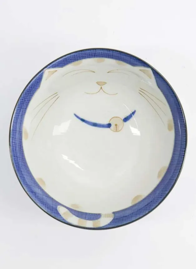 Skål Kawaii Cat Bowl Neko Toyo Bowl 13×6,6 cm – Tokyo Design