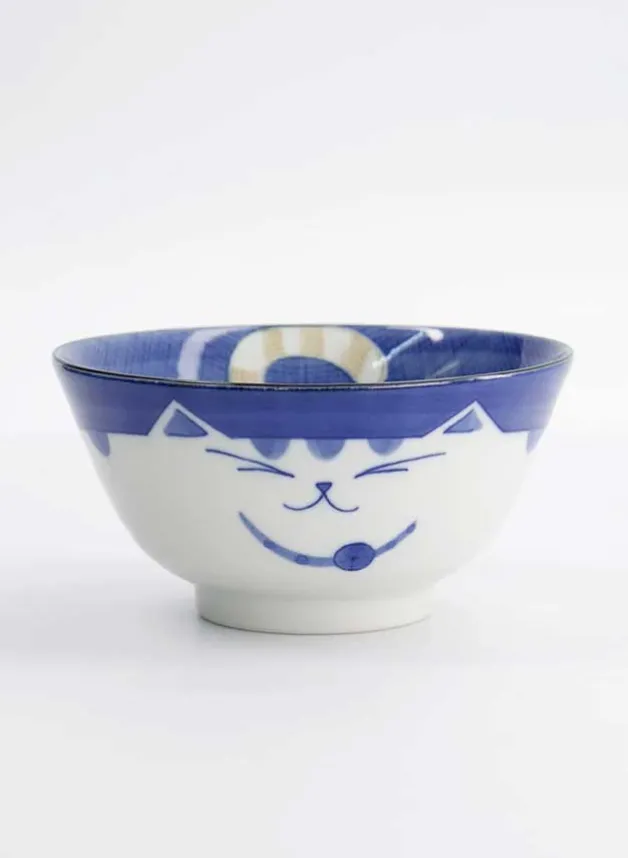 Skål Kawaii Cat Bowl Neko Toyo Bowl 13×6,6 cm – Tokyo Design